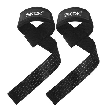 Weightlifting Straps Anti-Slip Silicone Lifting Wrist Straps Strength