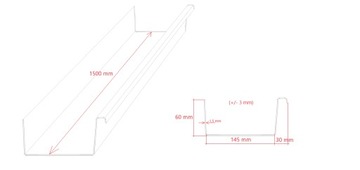 Легкий луч, задний бампер для лампы прицепа светодиода L1500