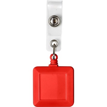 Ski-pass kwadrat czerwony AXV9907-05