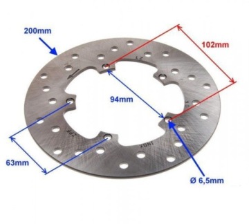 Тормозной диск для Piaggio Fly 50, 125