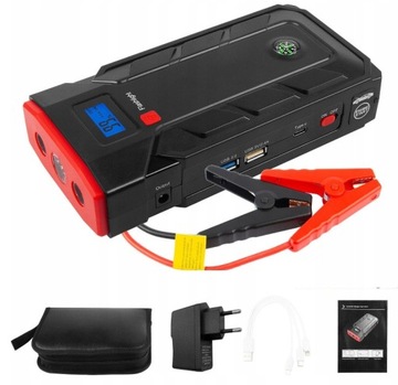 12V URZĄDZENIE ROZRUCHOWE DO SAMOCHODU ROZRUCH JUMP STARTER POWERBANK