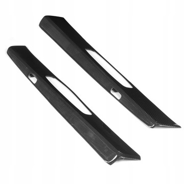 2шт накладка на порог из углеродного волокна