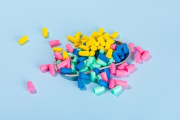 Беруши Haspro Super Soft Giga Tube, 50 пар, мятные