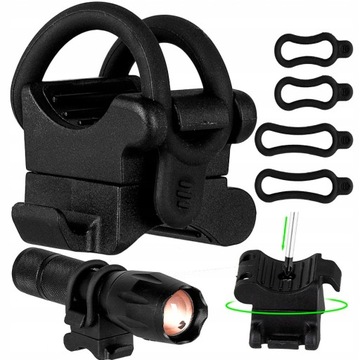 ZESTAW LAMPKA ROWEROWA PRZEDNIA I TYLNA USB LATARKA LED IP 1500lm PRO VAYOX