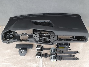 VW TOURAN 5T nowy model deska konsola airbag pasy