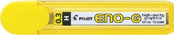 Grafity do ołówków PILOT ENO-G 0,3mm H