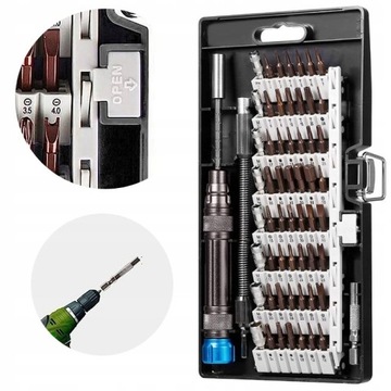 НАБОР ТОЧНЫХ ОТВЕРТОК 60 В 1, МАГНИТНЫЕ ОТВЕРТКИ TORX, НАСАДКИ, МАГНИТ