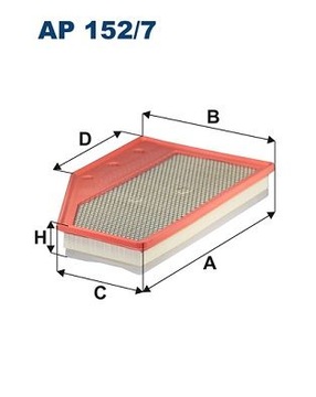 2× FILTRON FILTR VZDUCHU