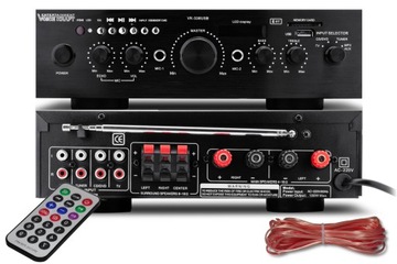 WZMACNIACZ BLUETOOTH PIĘĆ KANAŁÓW GNIAZDA MIKROFONOWE