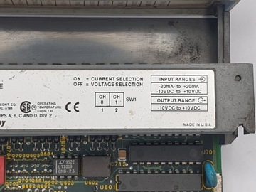 Аналоговый модуль ALLEN-BRADLEY SLC500 1746-NIO4V