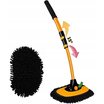 SZCZOTKA TELESKOPOWA DO MYCIA AUTA SAMOCHODU ZESTAW SAMOCHODU 50-102cm