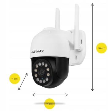 НАРУЖНАЯ ВРАЩАЮЩАЯСЯ КАМЕРА IP WiFi 4x ZOOM Full HD CAMSPOT НОЧНОЙ РЕЖИМ DI IR