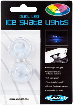 Светодиодная подсветка, разноцветная крышка лезвия конька NIJDAM