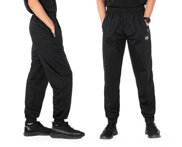 Spodnie Dresowe Męskie Dresy Sportowe Treningowe ze Ściągaczem 46127-02 XL