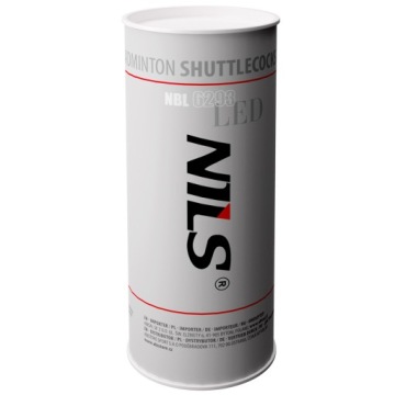 ДЛЯ ИГРЫ В БАДМИНТОН НЕЙЛОНОВЫЕ МНОГОЦВЕТНЫЕ ВОЛАНКИ СО СВЕТОДИОДАМИ НАБОР ПО 3 НИЛЬЯ, ПРОЧНЫЕ.