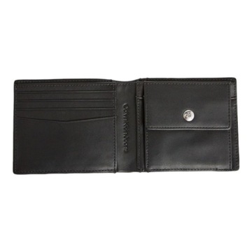 CALVIN KLEIN BEZPIECZNY PORTFEL MĘSKI MONO HRDW RFID BIFOLD W/COIN CZARNY