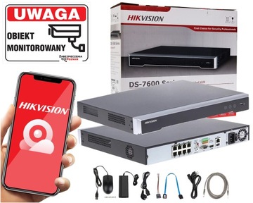 REJESTRATOR IP HIKVISION DS-7608NI-K2/8P Z POE 4K