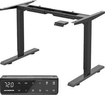 MOCNY STELAŻ BIURKA Z ELEKTRYCZNĄ REGULACJĄ WYSOKOŚCI 72-120 CM 2 SILNIKI