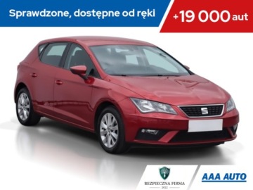 Seat Leon III Hatchback Facelifting 1.5 EcoTSI 130KM 2019 Seat Leon 1.5 TSI, Salon Polska, VAT 23%, Klima