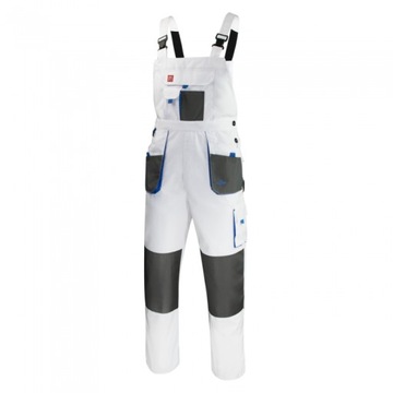 SPODNIE ROBOCZE OGRODNICZKI BIAŁE MALARSKIE 44