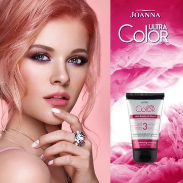 JOANNA ULTRA COLOR Кондиционер для волос PINK SHADES OF BLONDE, 100 мл