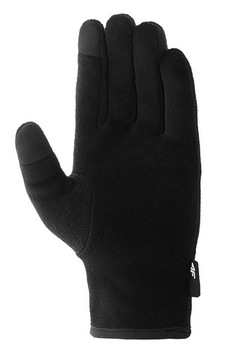 Rękawiczki polarowe 4F REU014 dotykowe czarne S