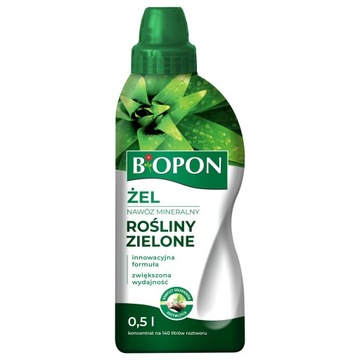 BOPON Nawóz do roślin zielonych żel mineralny 0,5L