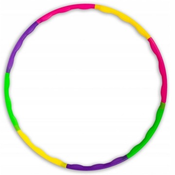 HULAHOP HULA HOP HOOP KOŁO SKŁADANE ODCHUDZAJĄCE Z MASAŻEM 80cm dla dzieci