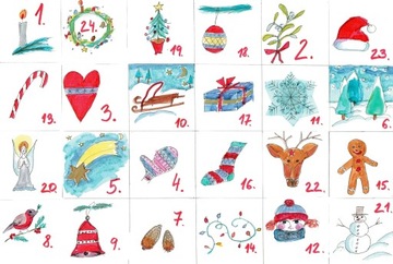 ПЕРСОНАЛИЗИРОВАННЫЙ АДВЕНТ-КАЛЕНДАРЬ своими руками