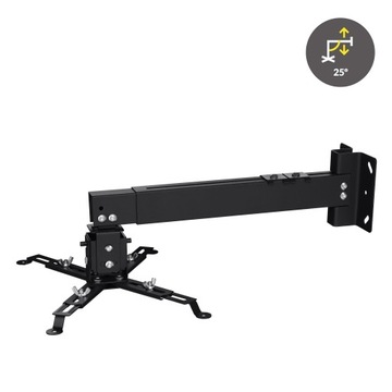 Подвес для проектора, потолочный, настенный, BLACK OVERMAX 2в1