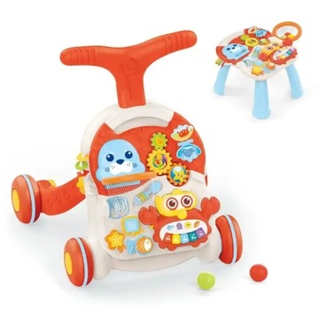 ИНТЕРАКТИВНЫЙ ОБРАЗОВАТЕЛЬНЫЙ СТОЛ PUSHER WALKER 2в1 БАСКЕТБОЛЬНЫЕ МЯЧИ