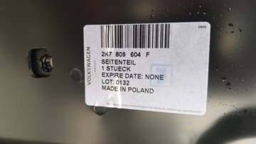 VW CADDY 2K7 КРЫЛО ЗАДНЕЕ ПРАВОЕ РАМА НОВОЕ 20->