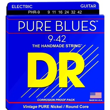DR PURE BLUES PHR-9-42 - STRUNY DO ELEKTRYKA 09-42