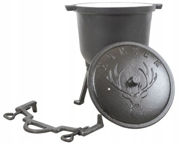 CAULDEL 4л Охотничий котелок из эмалированного чугуна