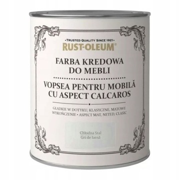 FARBA KREDOWA DO MEBLI SZARY 0,125L OUTLET