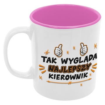 Kubek KIEROWNIK prezent dla kierownika różowy