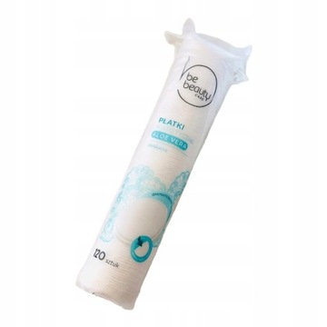 BE BEAUTY PŁATKI KOSMETYCZNE ALOE VERA 120 sztuk