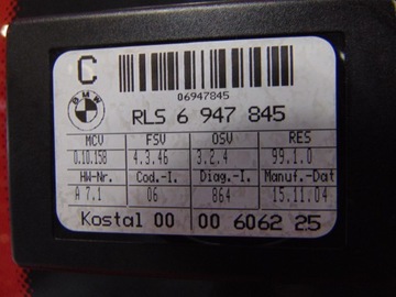 BMW 7 E65 E66 SKLO (OKNO) ČELNÍ PŘEDNÍ OHŘÍVAČ SENZOR SENSOR DEŠTĚ