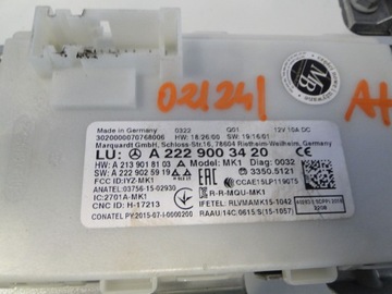 MODUL ŘÍZENÍ KEYLESS MERCEDES W222 A2229003420
