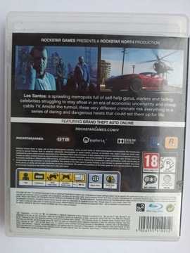GTA V GRAND THEFT AUTO 5 PS3
