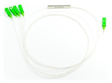 Splitter SC/APC 1:4, Steel Box PLC