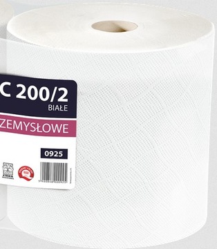 Czyściwo przemysłowe, białe C200/2 Ellis - 1 ROLKA