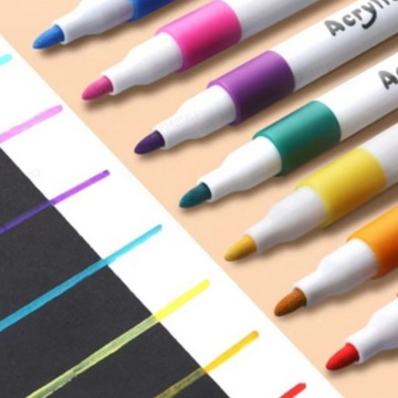 Маркеры маркеров маркеров с водонепроницаемой краской 48 цветных