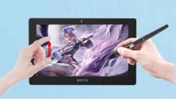 Профессиональный графический планшет Bosto X5 i7 16GB 512GB 2IN1 Touch Windows