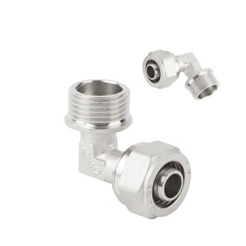 KOLANO PEX 16 X 1/2' GZ MOCNE SKRĘCANE