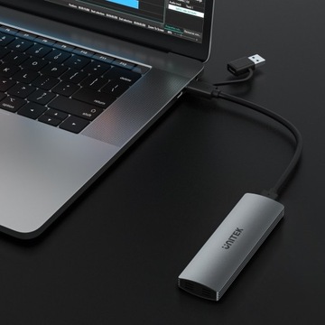 Корпус для накопителя Unitek M.2 NVMe/SATA 10 Гбит/с | USB-C | USB-А | S1230A