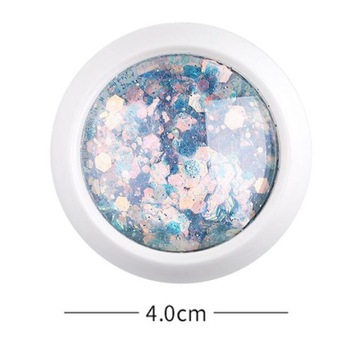 ЗОЛОТЫЕ БЛЕСКИ КОНФЕТТИ ДЛЯ УКРАШЕНИЯ НОГТЕЙ ЗОЛОТО 7