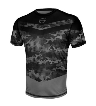 OCTAGON KOSZULKA SPORTOWA MESH CAMO GREY M