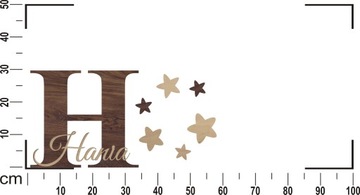 LITERY na ścianę 3D imię dziecka Literki drewniane