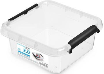 MOXOM Pudełko Pojemnik Organizer Pokrywka - 2 L